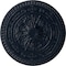 Ekena Millwork Naple Ceiling Medallion (Fits Canopies up to 3 3/8"), 37 1/2"OD x 3 3/8"P, Midnight Dream CM37NAMDF - alternate 1